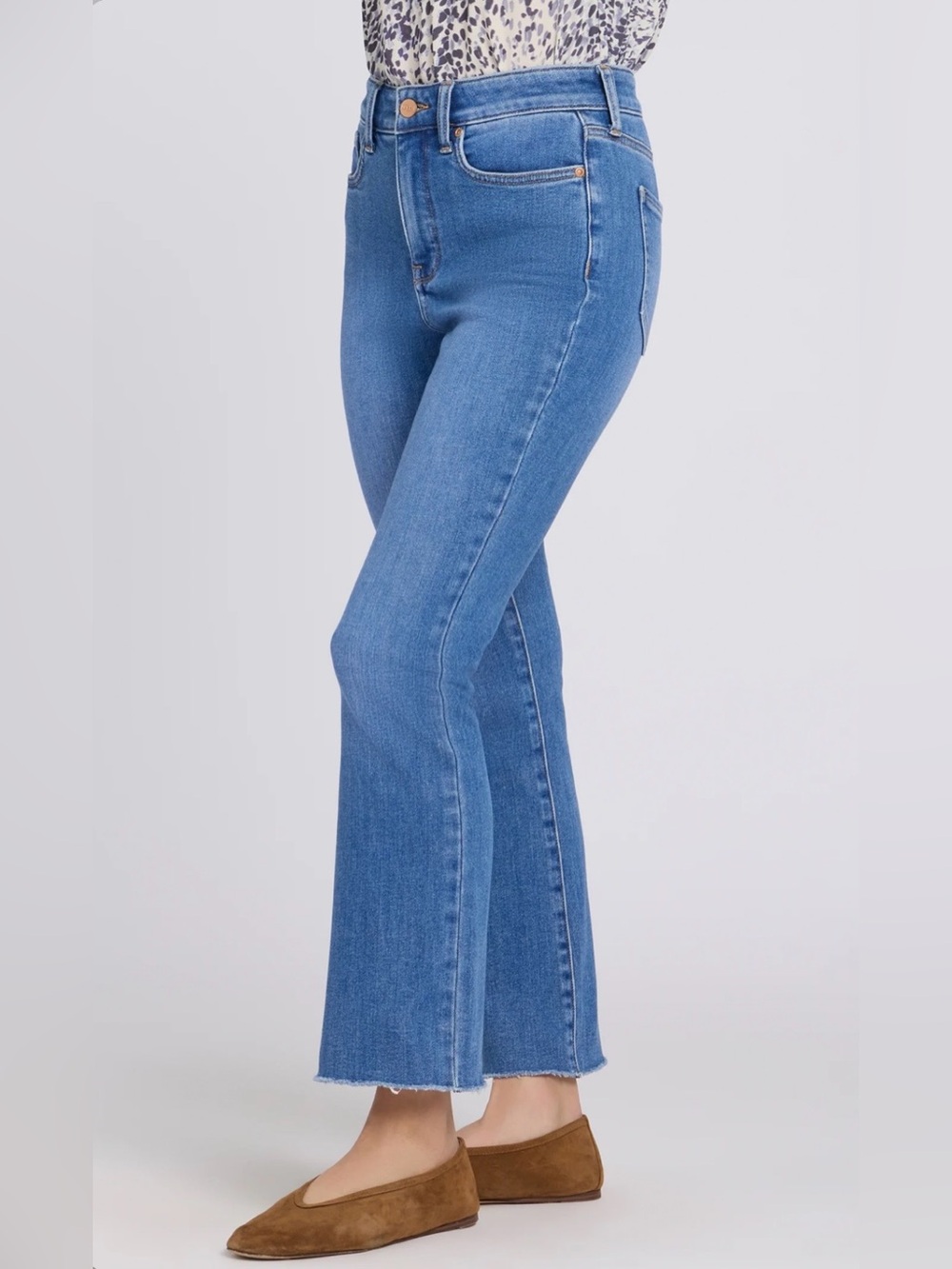 NYDJ Billie Mini Bootcut High Rise Ankle Jeans, NWT - Size 6 - Picture 7 of 9